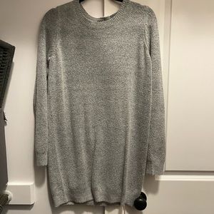 Gray sweater dress, medium